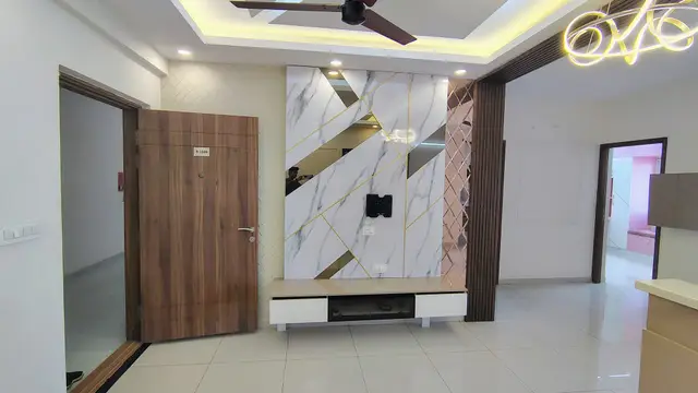 Semi Furnished 3 BHK in SBR Pravanika, Old Madras Road, Opp to Brigade Orion Uptown Mall